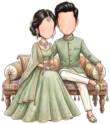 Priyansh and Shiristy celebrating their Haldi